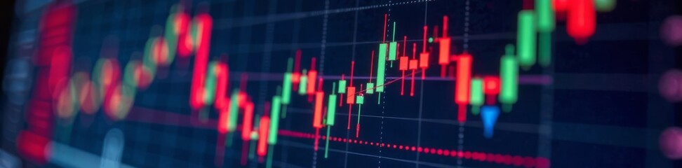 Toronto Stock Exchange screen with rising stocks and forex trading indicator , crisis recovery, stock market