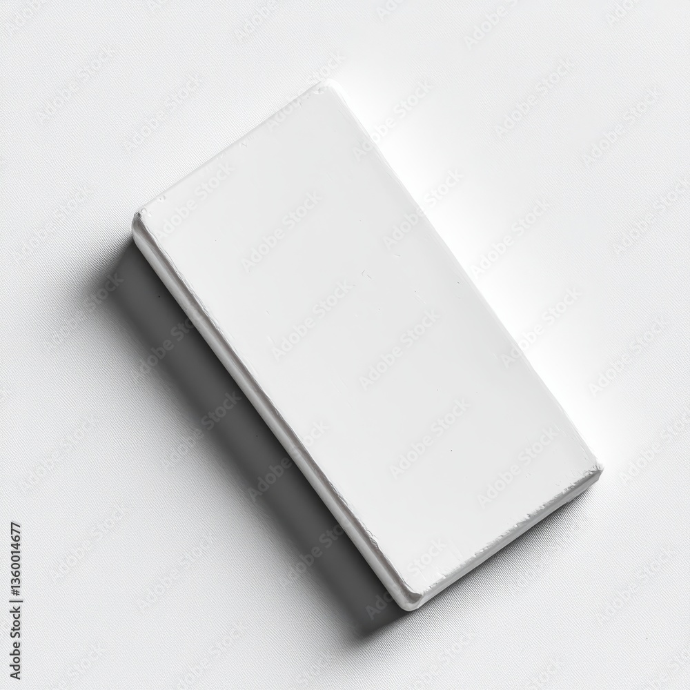 Fototapete Minimalist White Object on Textured Surface, Creating a Clean and Abstract Composition