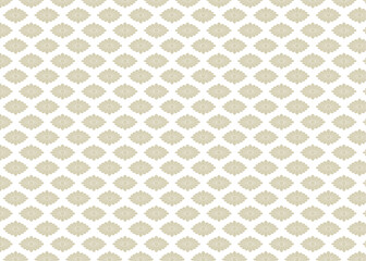 菊菱 日本の和柄パターンのイラスト 背景壁紙素材 ベージュ 金色