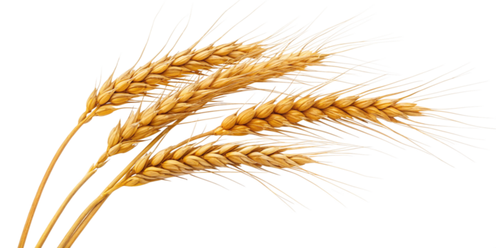 Golden Wheat Stalks Abundant Harvest Ripe Grains Agriculture Cereal Crop Farming Food - Powered by Adobe