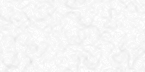 Abstract background vector. Abstract topographic contours map background. Abstract white pattern topography vector background. Black and white topography contour line map isolated on white background.