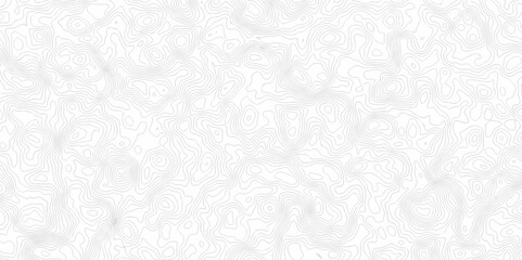 Abstract background vector. Abstract topographic contours map background. Abstract white pattern topography vector background. Black and white topography contour line map isolated on white background.