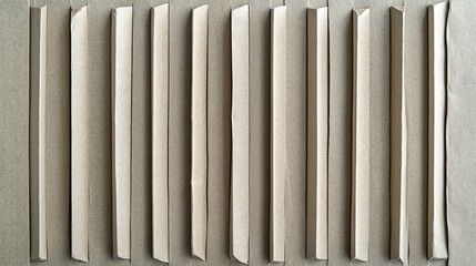 Cardboard Package Sections Arranged in Neat Order for Packaging Material Texture