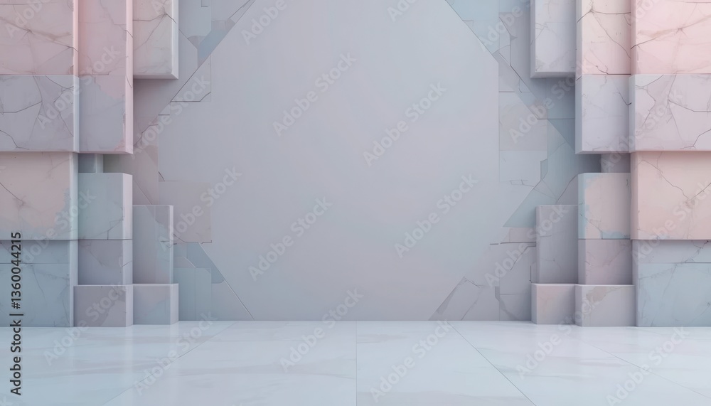 Poster modern architectural design showcase contemporary gallery image display minimalistic environment wid