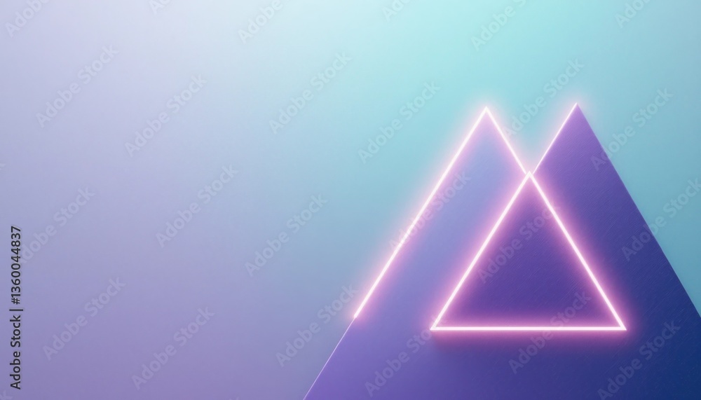 Poster dynamic geometric shapes digital art studio graphic design abstract environment close-up view minima