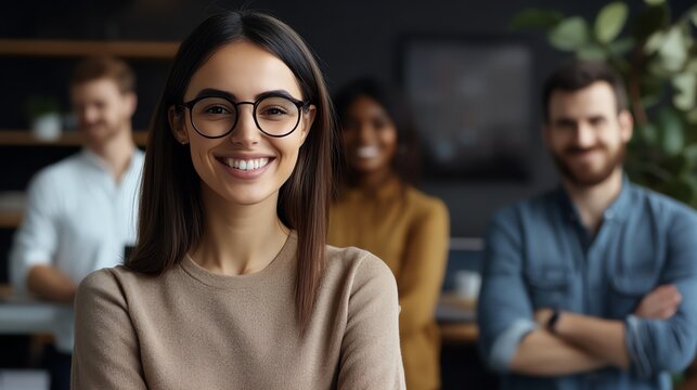 A team leader fostering a supportive work environment for all team members