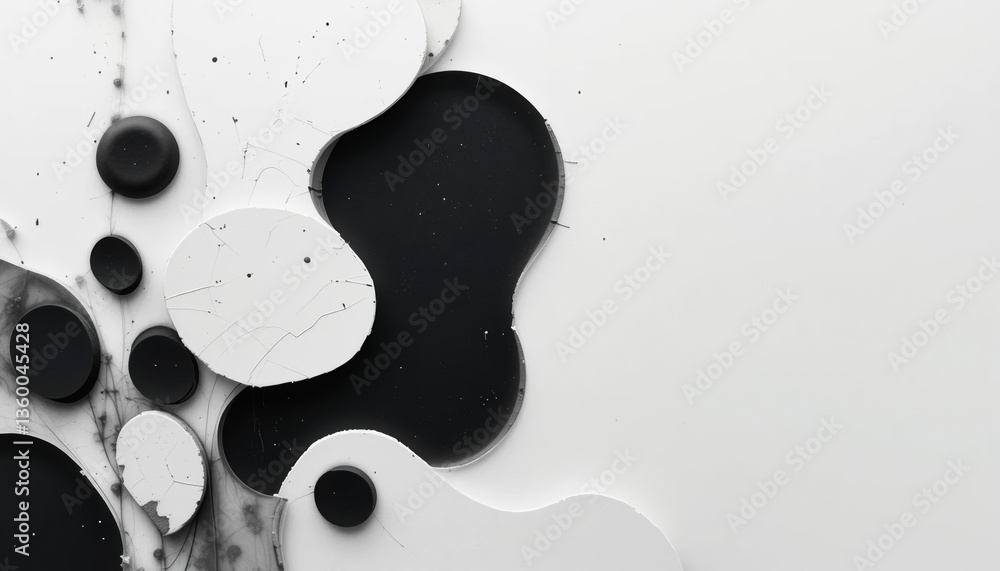 Poster abstract action art modern gallery digital content minimalist environment close-up viewpoint creativ