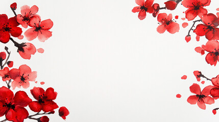 Watercolor Minimalist Dried Plant Illustration