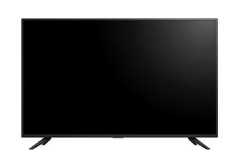 Modern Black Flat-Screen LED TV