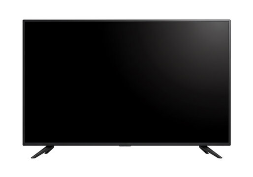 Modern Black Flat-Screen LED TV