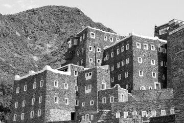 Rijal Almaa is a heritage village located in Asir Region, Saudi Arabia. It locates 45 km away from Abha.