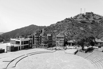 Rijal Almaa is a heritage village located in Asir Region, Saudi Arabia. It locates 45 km away from Abha.