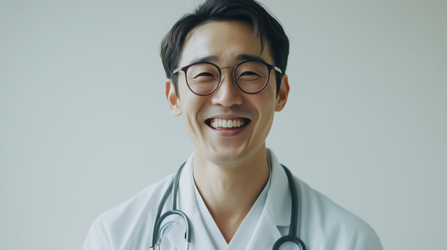 Smiling healthcare professional in a welcoming clinic environment