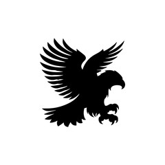 Obraz premium Eagle silhouette icon vector design.