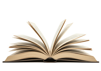 Open Book with Fanned Pages