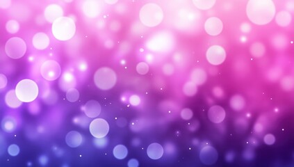 Dreamy Blurred Lights Background with Soft Pink and Purple Colors with Bokeh