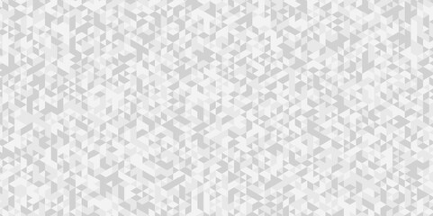 Seamless geometric pattern square shapes low polygon backdrop background. Abstract geometric wall tile and metal cube background triangle wallpaper. Gray and white polygonal background.	
