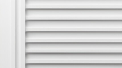 Obraz premium Clean white shutter backdrop, a minimalist design element for modern interiors and photography