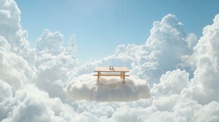 Picnic Table on a Cloud