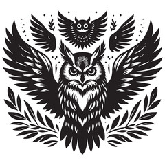 eagle tattoo vector