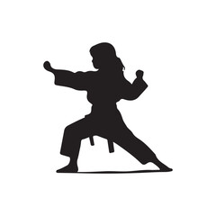 silhouette of a woman yeoga