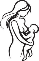 silhouette of a woman love this son