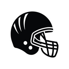 American football helmet  vector illustration