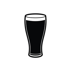 glass of beer vector illustration