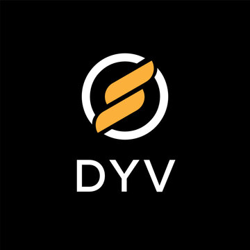DYV creative minimalist letter logo.