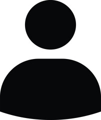 black color People icon in trendy flat style. Persons symbol infographics website design, logo, app