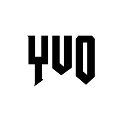 YUO letter logo design for technology company. YUO logo design black and white color combination. YUO logo, YUO vector, YUO design, YUO icon, YUO alphabet. YUO typography logo design.