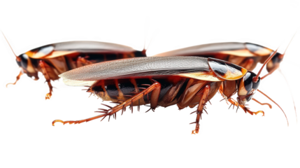 Two Cockroaches Close-up