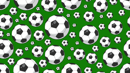 Ball seamless pattern background. Balls illustration pattern. Ball background. Perfect for fabrics, textile, wallpaper, and decor. 