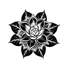 vector illustration of lotus flower