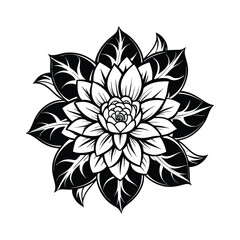 vector illustration of flower