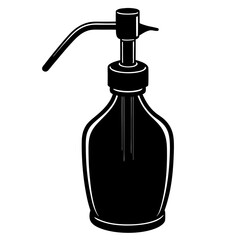 plastic bottle of liquid soap