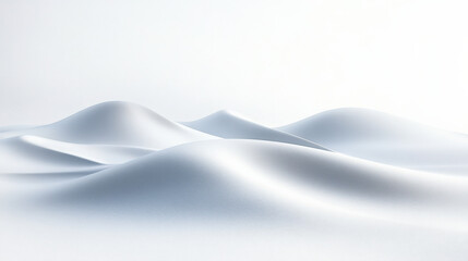 Obraz premium Abstract White Landscape Design