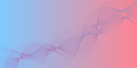 Colorful wave design vector abstract gradient background desktop wallpaper 