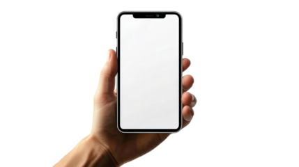 Modern Smartphone Held in Hand