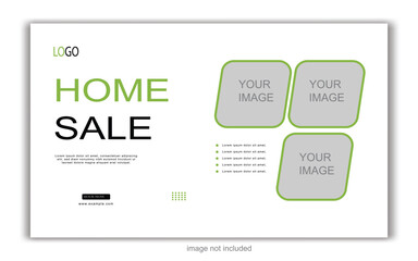 Home Sale Modern Luxury Social Media Banner Template