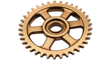 Bronze Gear Mechanism Detail