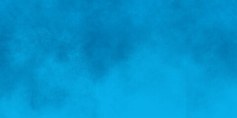 Smoke on blue background	