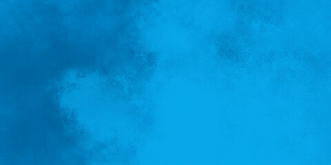 Smoke on blue background	