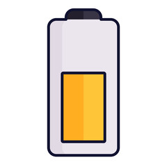 red battery isolated on white. red and white battery. red battery isolated. 3D full battery icon in green with metallic top and check mark badge, indicating complete charge or power success