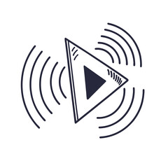 speaker icon vector illustration