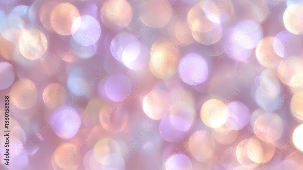 Poster holographic silver glitter sparkling abstract background, creating luminous bokeh effect elegant lux