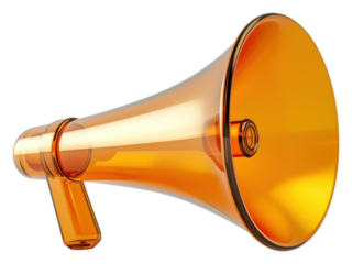 PNG Megaphone icon horn white background electronics.