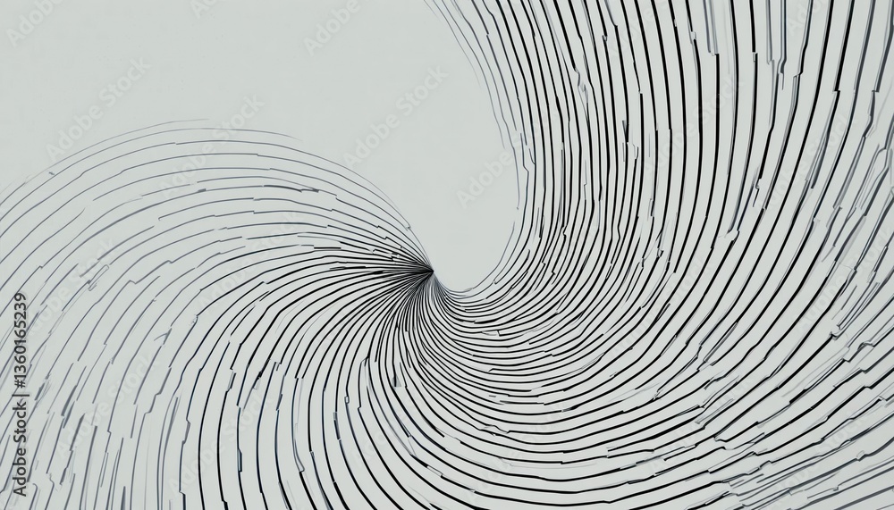 Poster dynamic swirling patterns in abstract art contemporary gallery digital artwork minimalistic design c