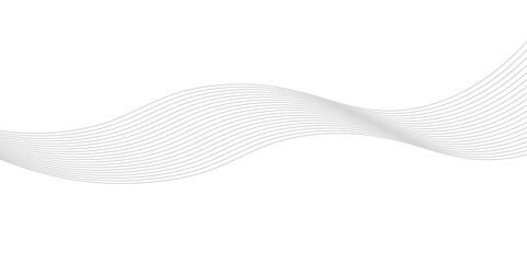 Abstract wave element for design. Digital frequency track equalizer. Stylized line art background. Vector illustration. Wave with lines created using blend tool.	
