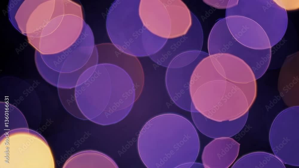 Poster vibrant bokeh lights evolving in dynamic motion for stunning visual effects